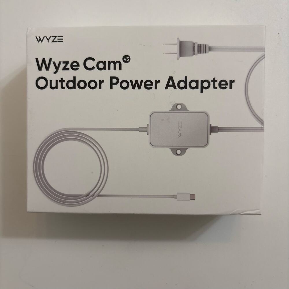 Wyze Cam v3 Outdoor Power Adapter WYZECV3OA 12.5ft Weatherproof NEW